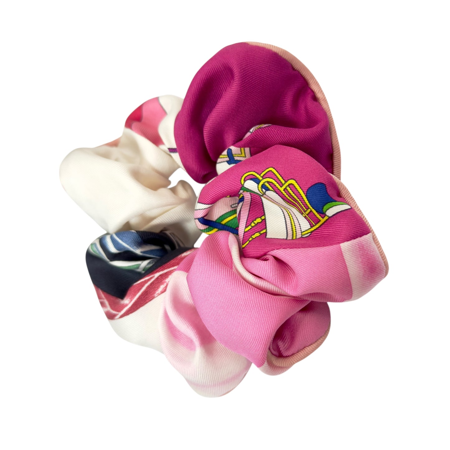 HERMES 絲質 彈性 髮圈