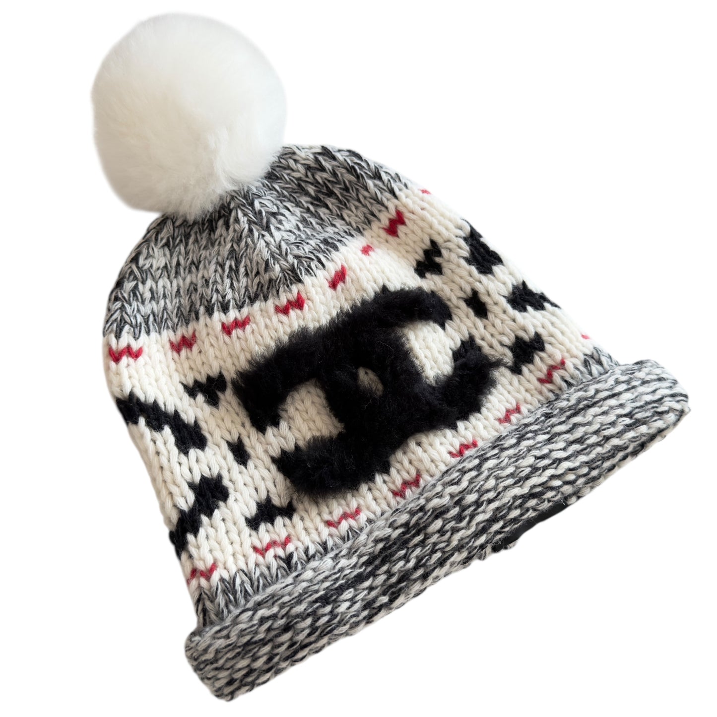 CHANEL CC 毛毛球 冷帽