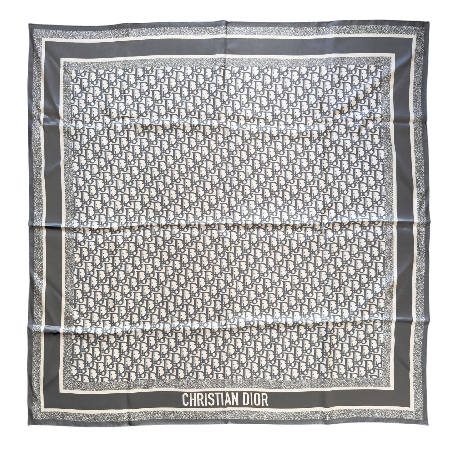 DIOR Oblique Diortwin 90 雙面 絲巾