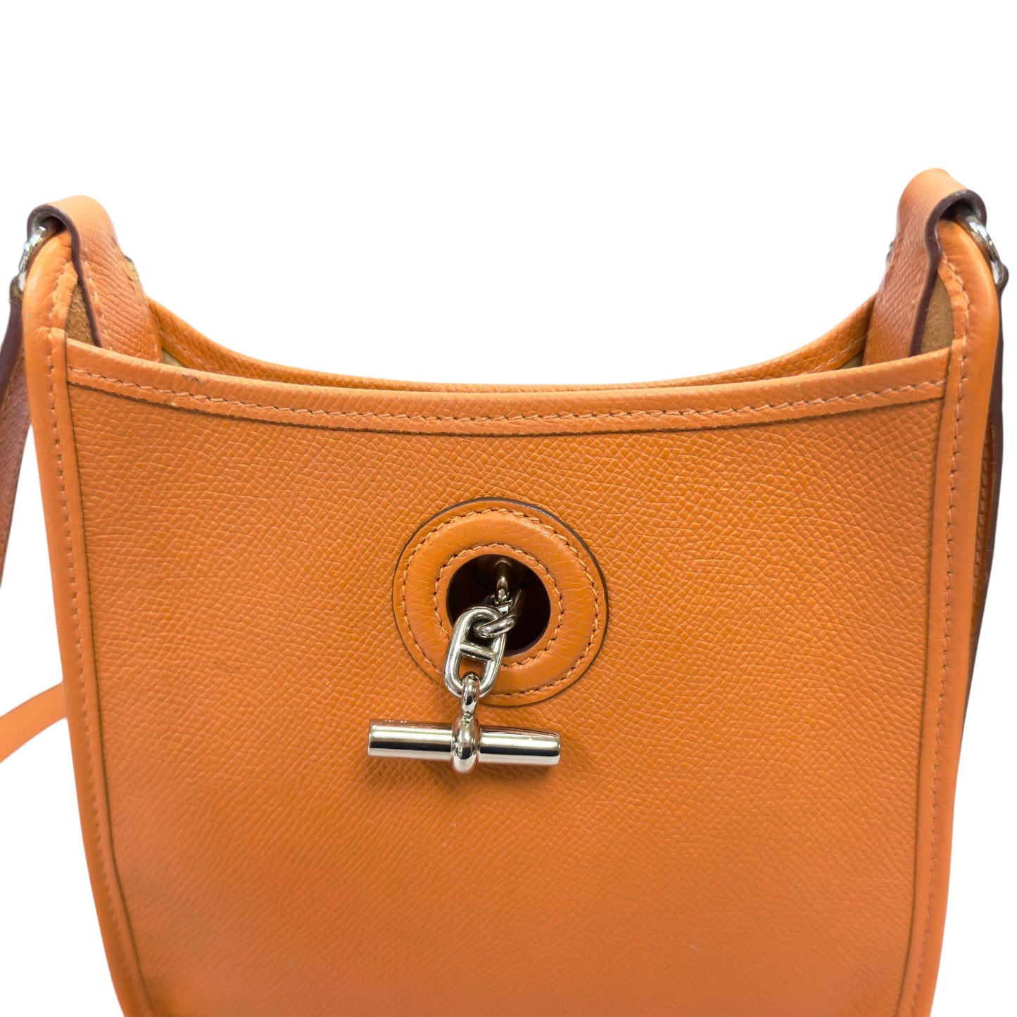 HERMES 中古 Vespa 斜揹袋 框H刻