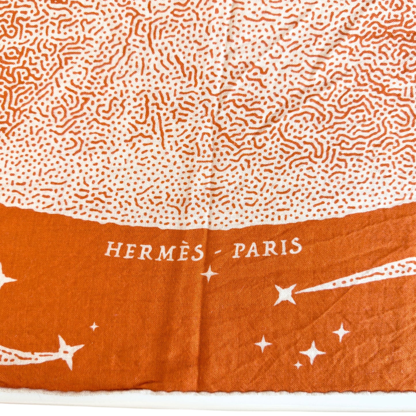 HERMES Clair de Lune shawl 140 月光飛馬 羊絨 圍巾