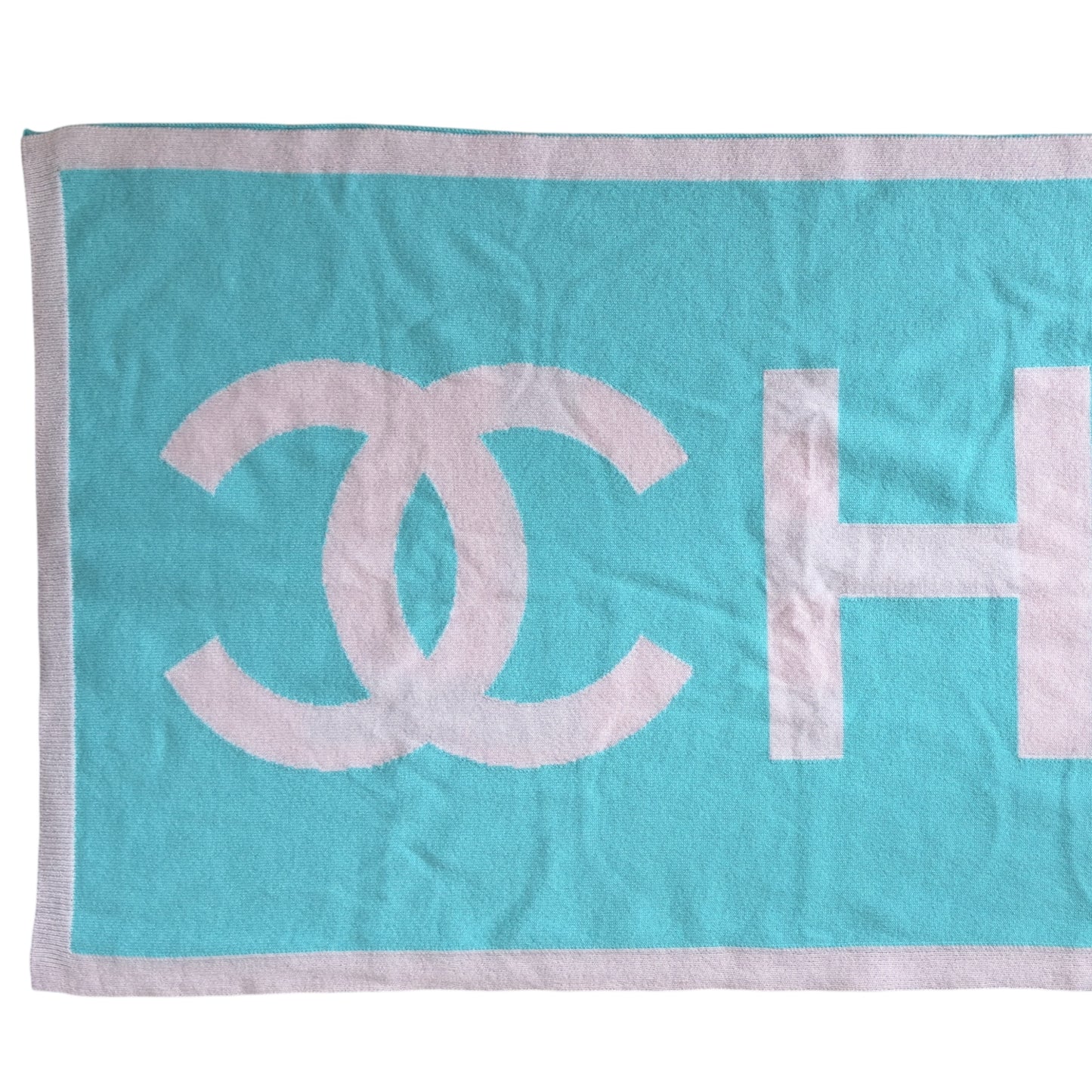 CHANEL CC 純羊絨 圍巾