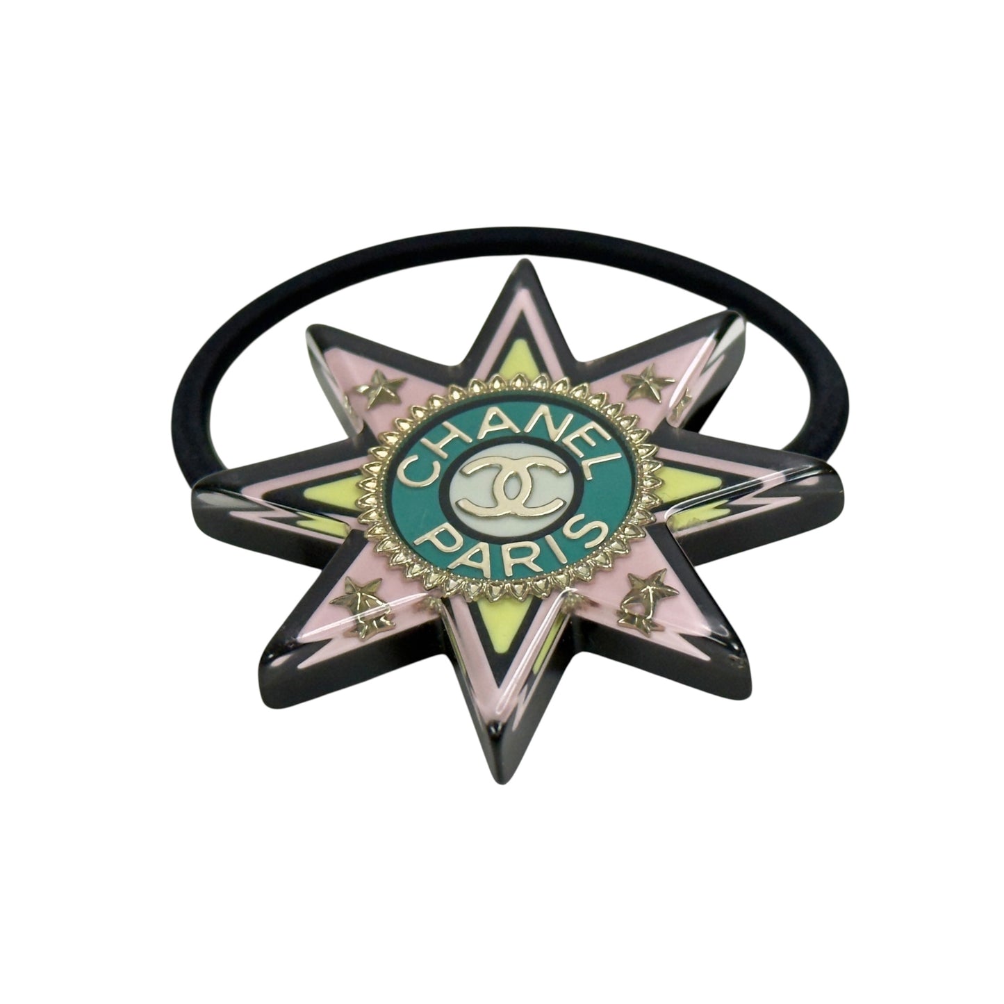 CHANEL CC 星星 彈性 束髮橡筋