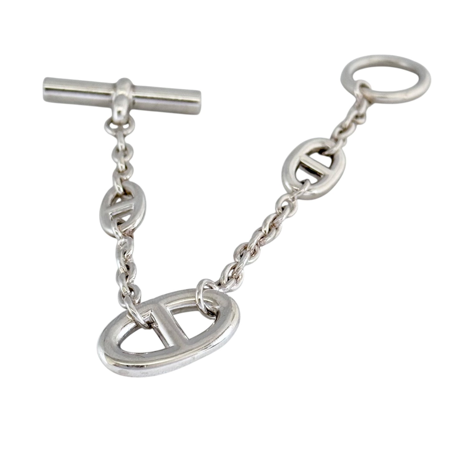 HERMES Farandole 豬鼻子🐽 純銀 手鏈