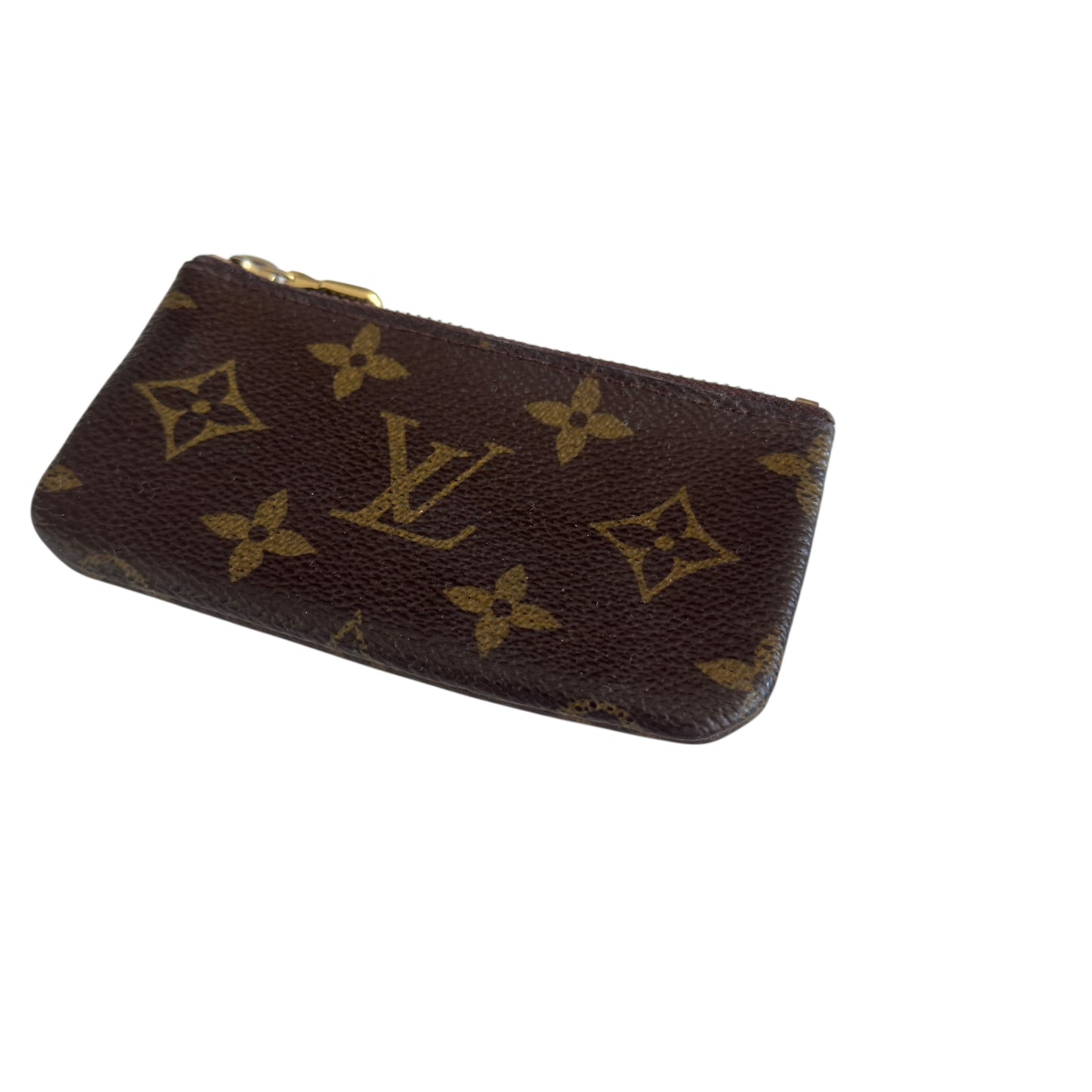 LOUIS VUITTON 老花 拉鏈鑰匙扣卡包