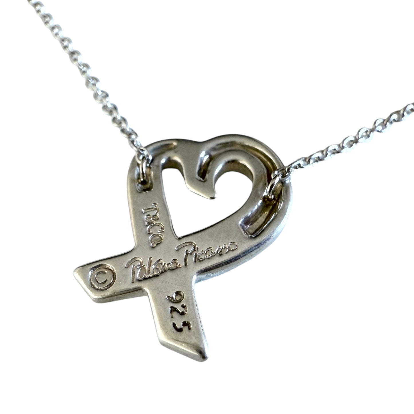 TIFFANY & CO. Paloma Picasso 純銀 愛心💗 頸鏈