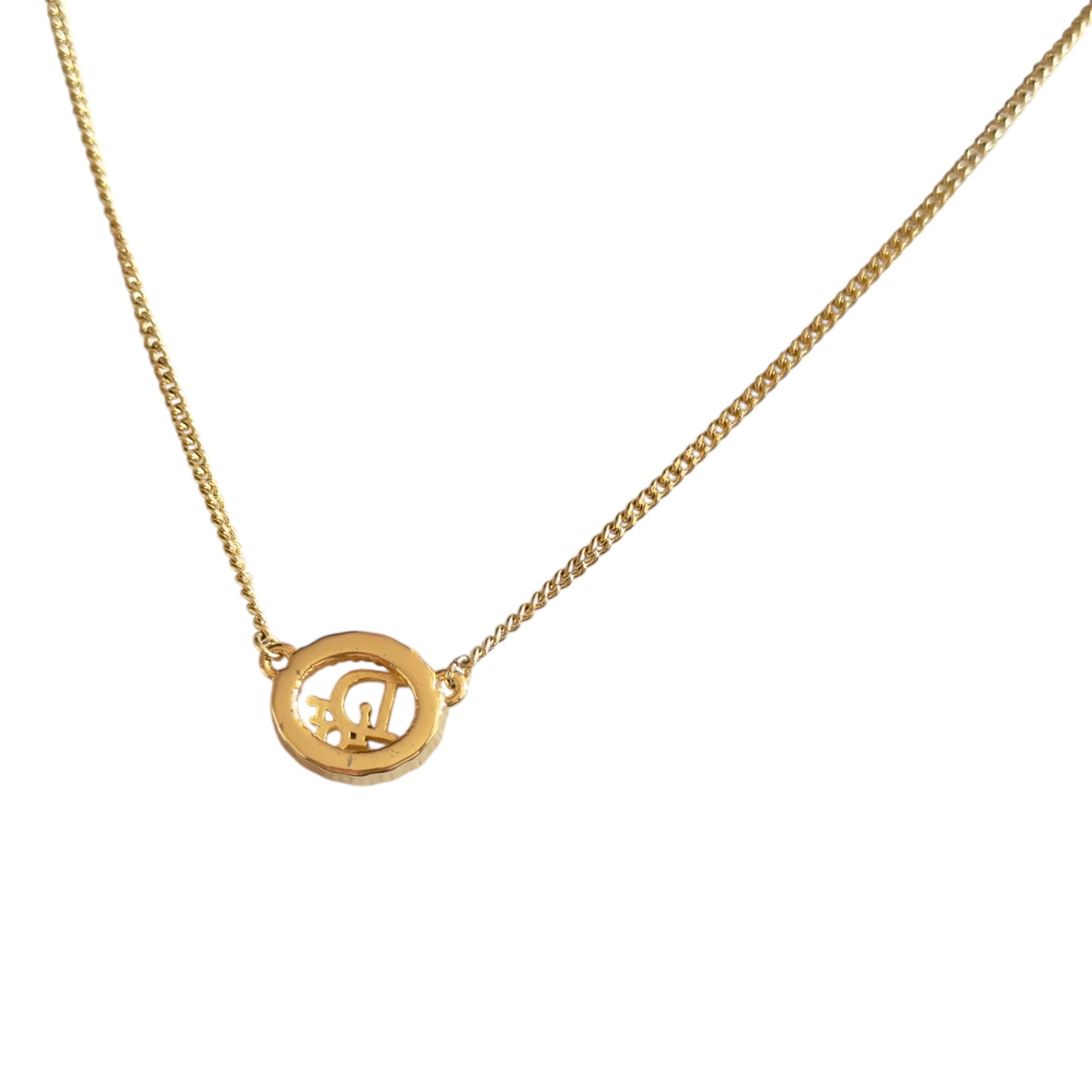 DIOR Oblique 水鑽 頸鏈