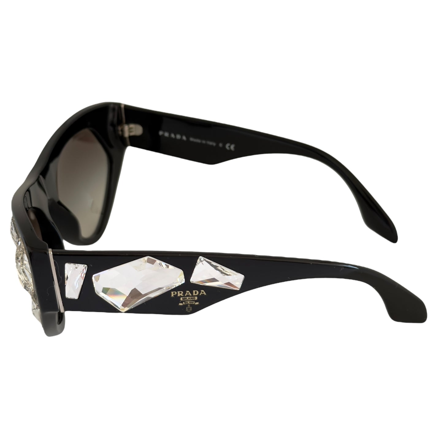 PRADA Voice 水鑽 黑色 太陽眼鏡