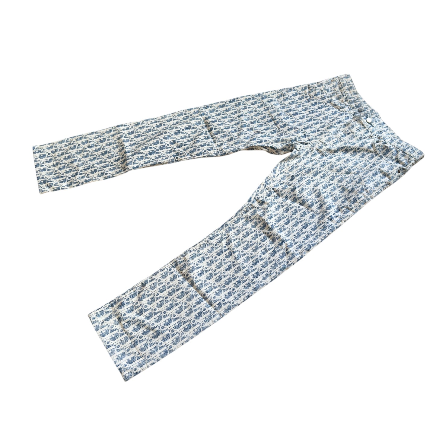 DIOR Oblique 老花 牛仔褲