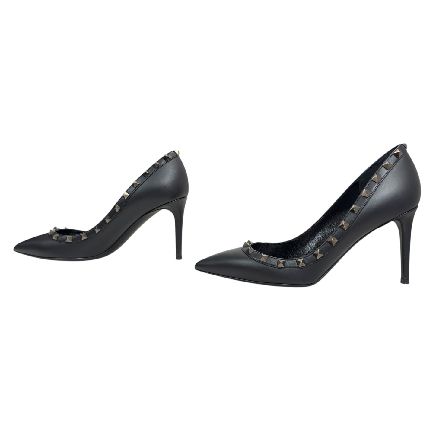 VALENTINO GARAVANI Noir Rockstud黑色 高跟鞋 85mm