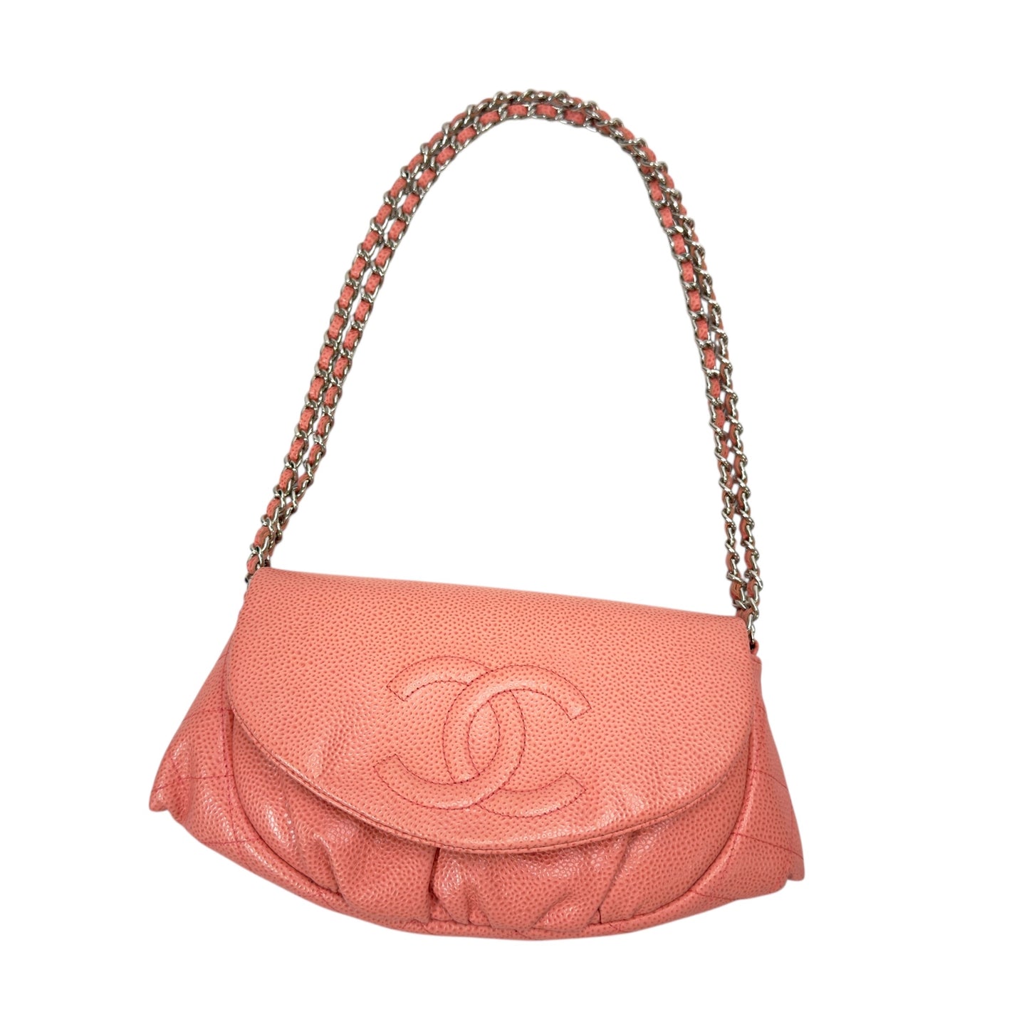 CHANEL CC 荔枝皮 多用途鏈條包