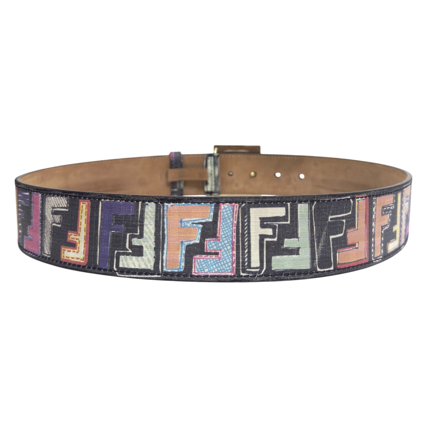 FENDI FF 黑彩 腰帶 43mm