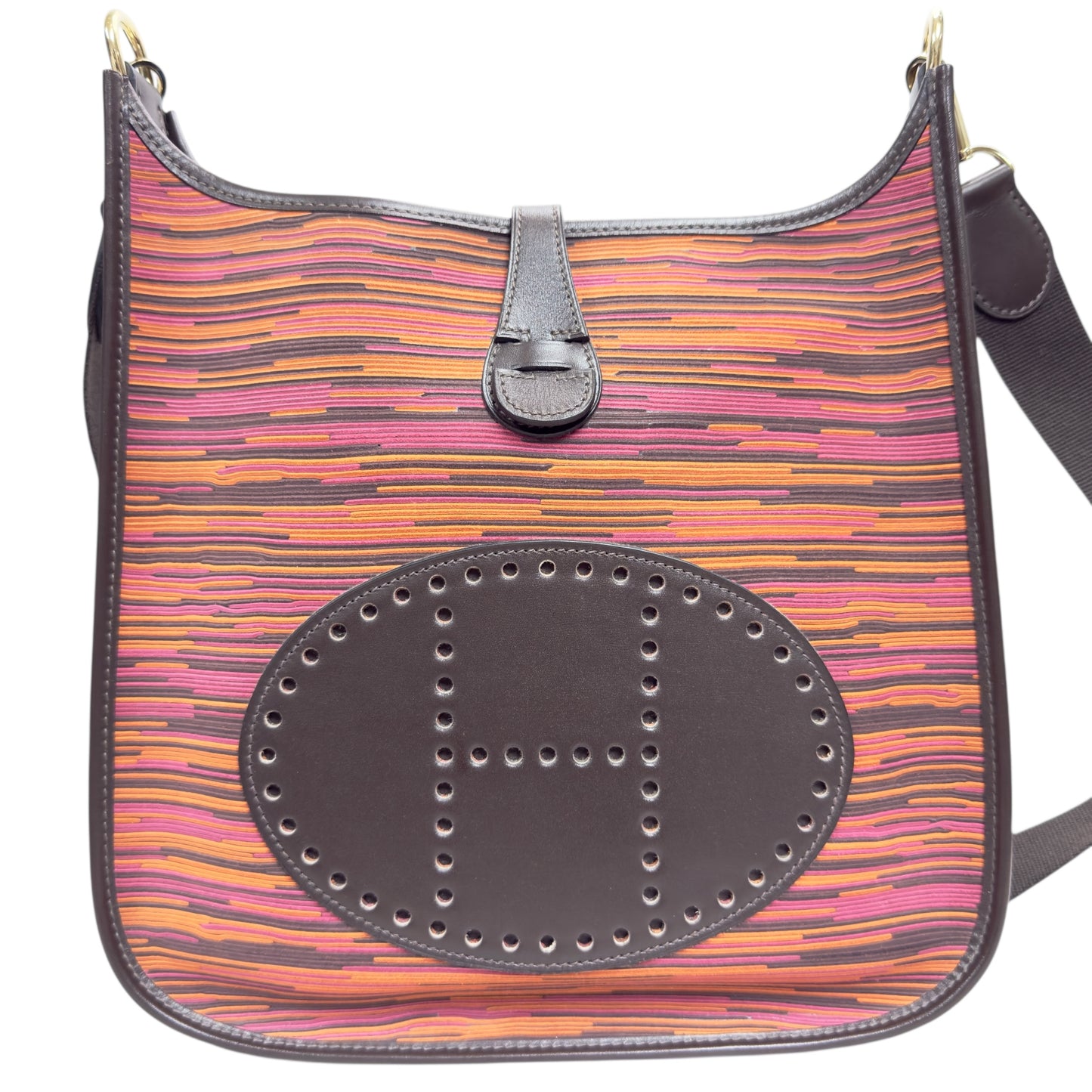 HERMES Evelyne 29 *極罕* 羊切皮 斜揹袋 框H刻