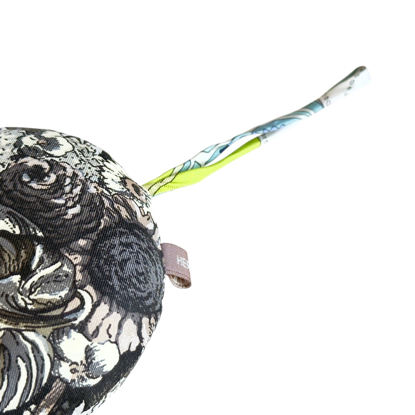 HERMES petit H 絲質 掛飾