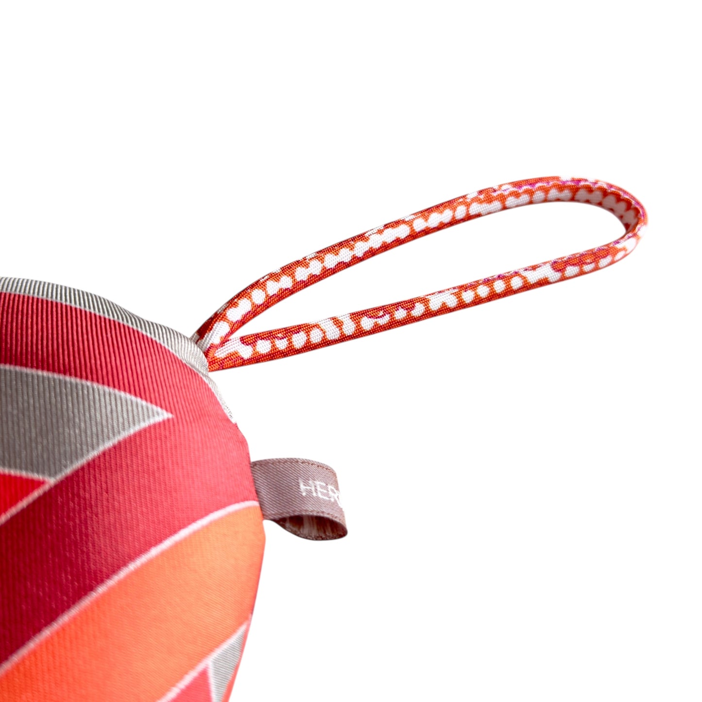 HERMES petit H 絲質 掛飾