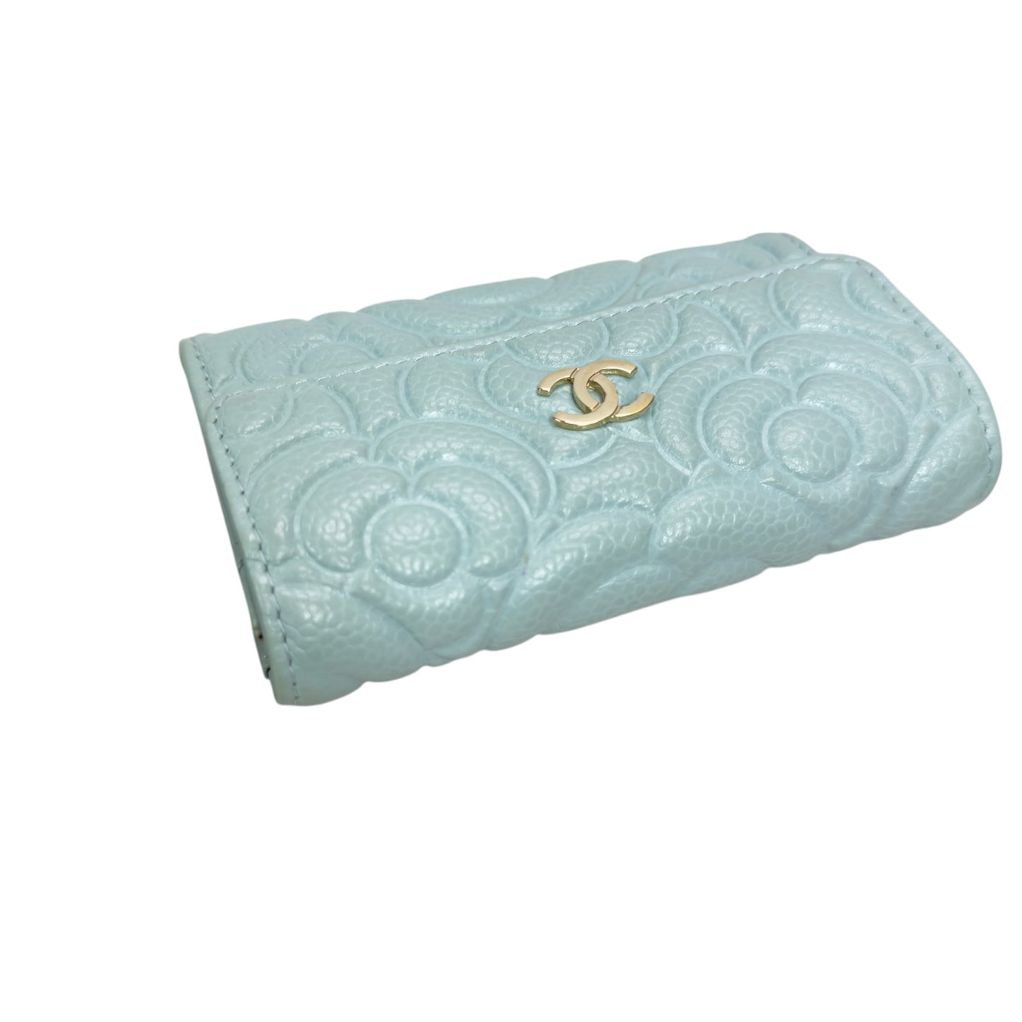 CHANEL CC 山茶花荔枝皮 卡包