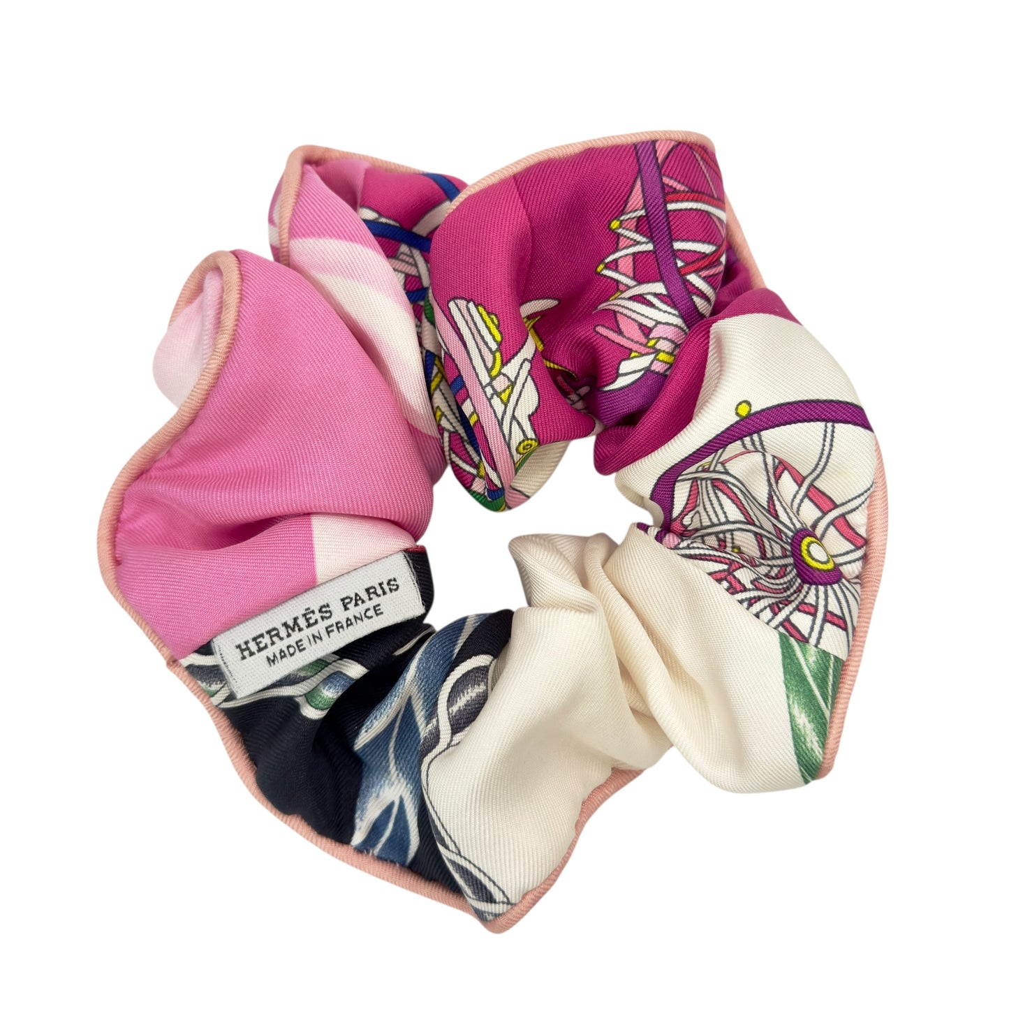 HERMES 絲質 彈性 髮圈