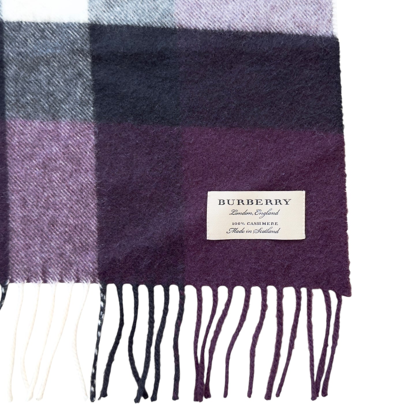 BURBERRY 羊絨 圍巾