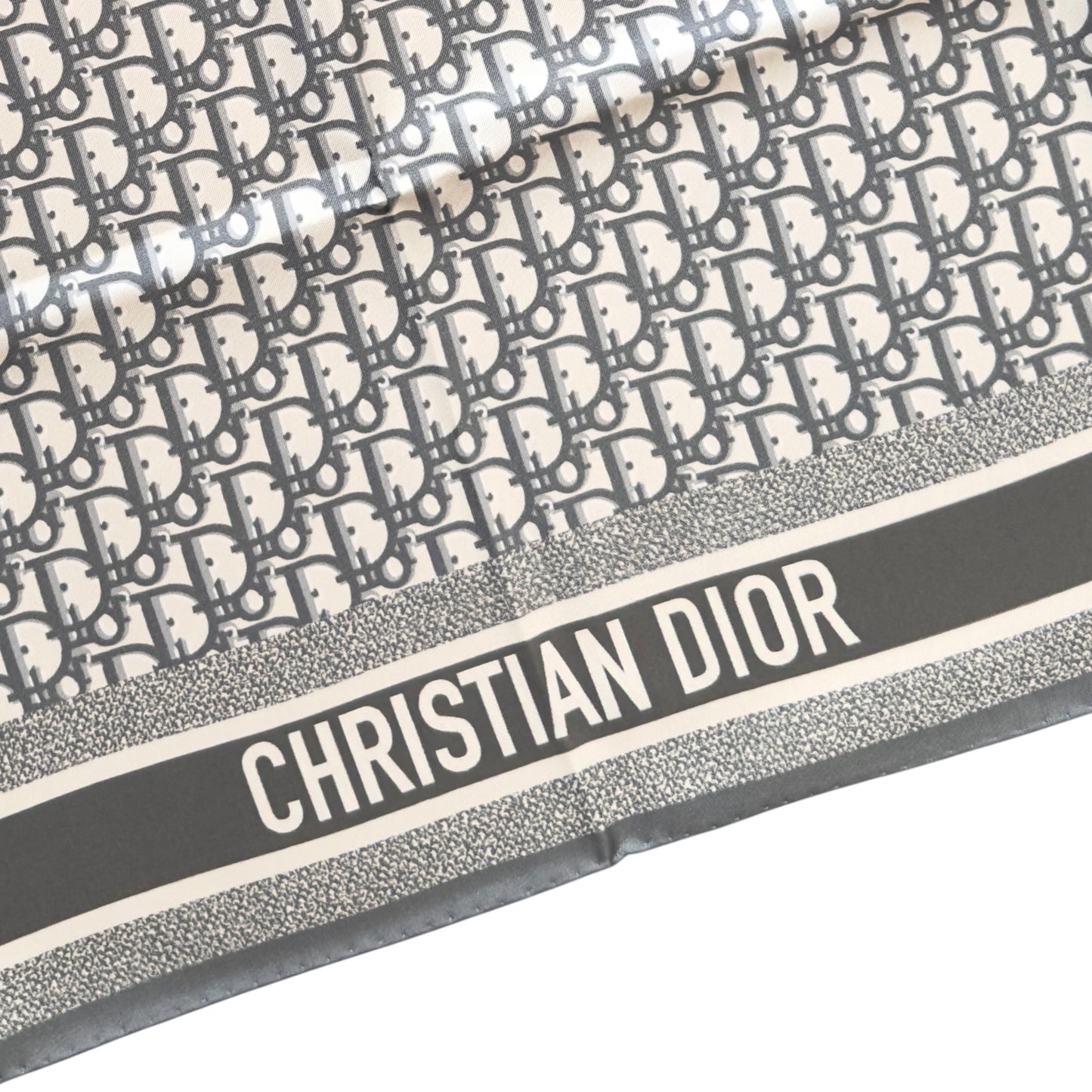 DIOR Oblique Diortwin 90 雙面 絲巾