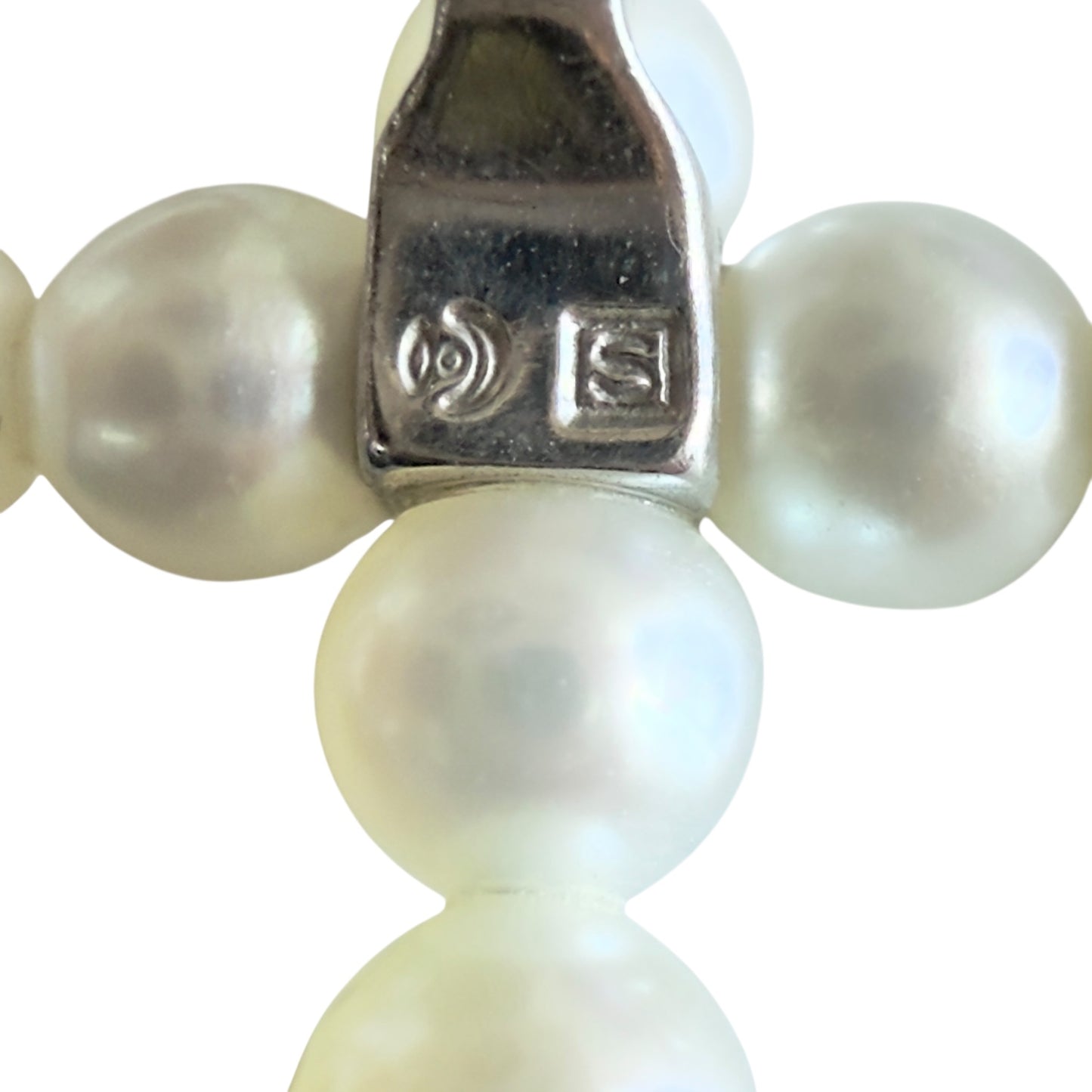 TASAKI 4mm 珍珠 十字架 頸鏈