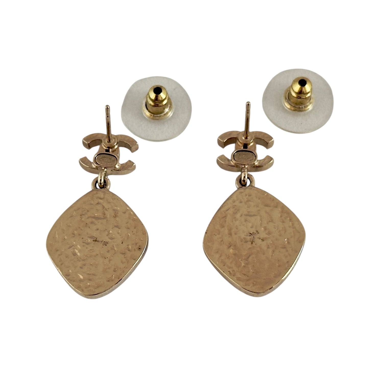 CHANEL CC 水鑽 耳環