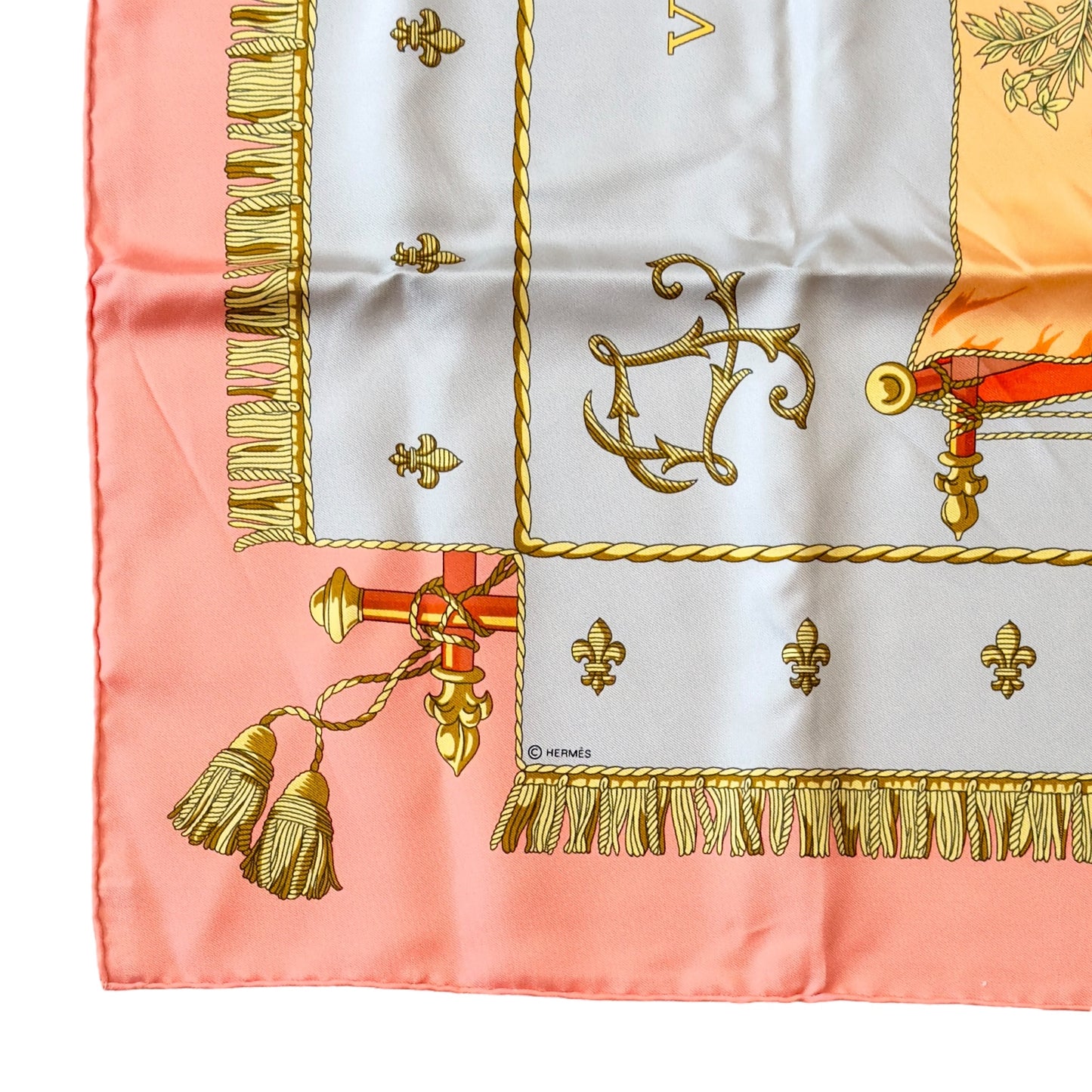 HERMES Vue Du Carrosse De La Galère La Réale 絲巾