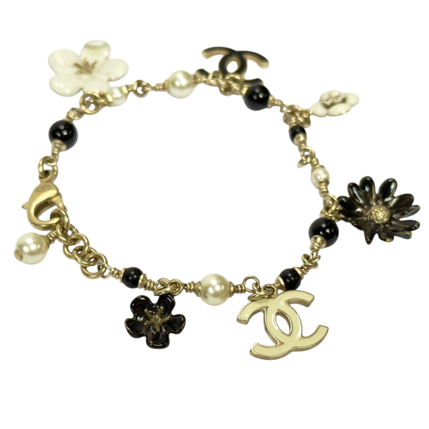 CHANEL CC 山茶花 掛飾 手鏈