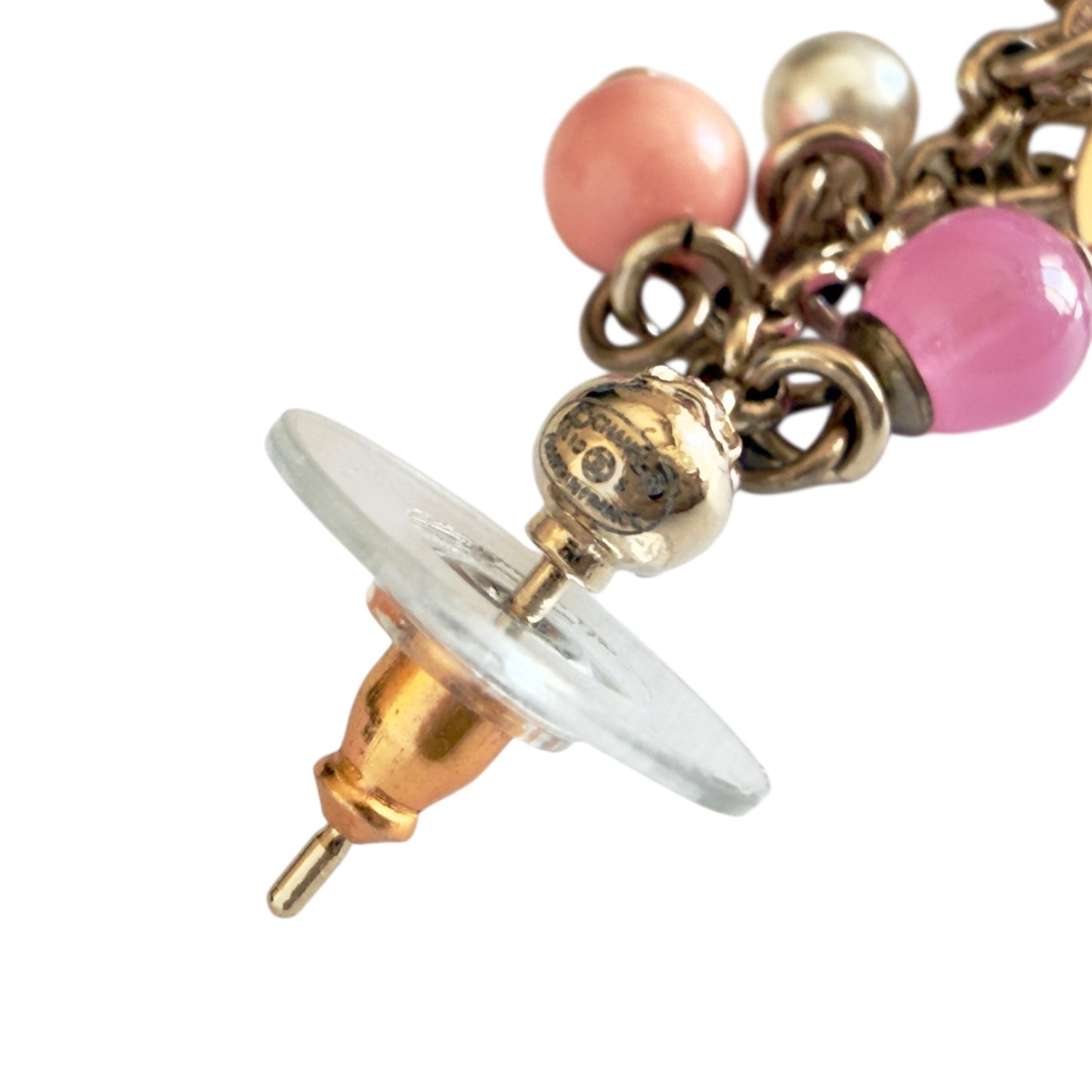 CHANEL CC 垂吊 耳環