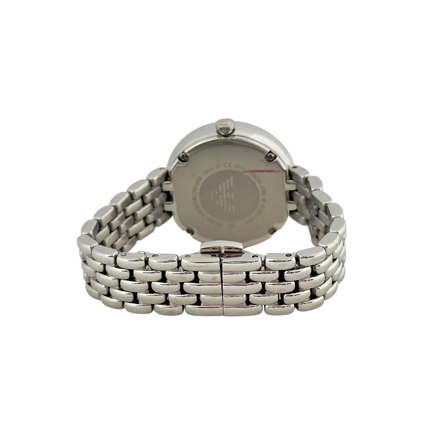 EMPORIO ARMANI 水鑽 貝母錶盤 手錶