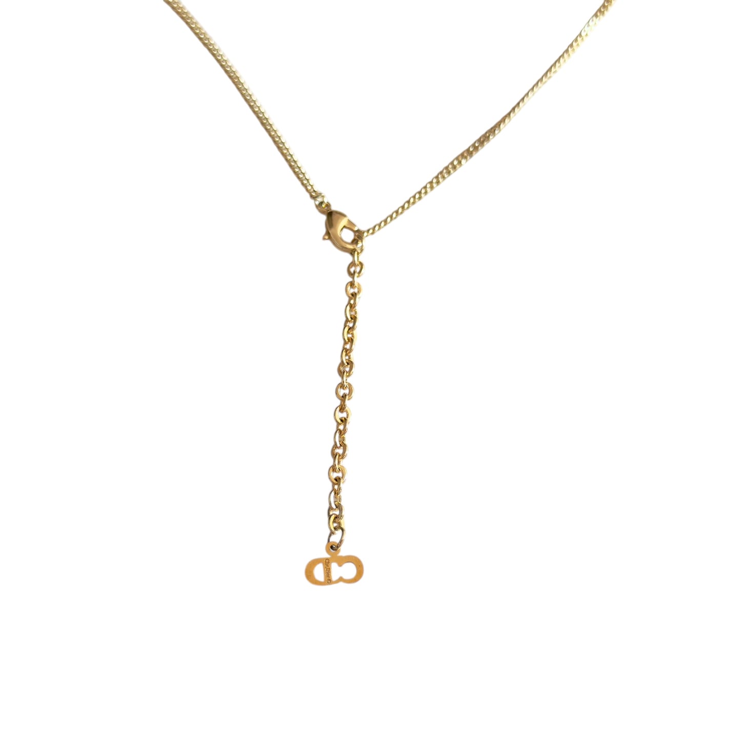 DIOR Oblique 水鑽 頸鏈