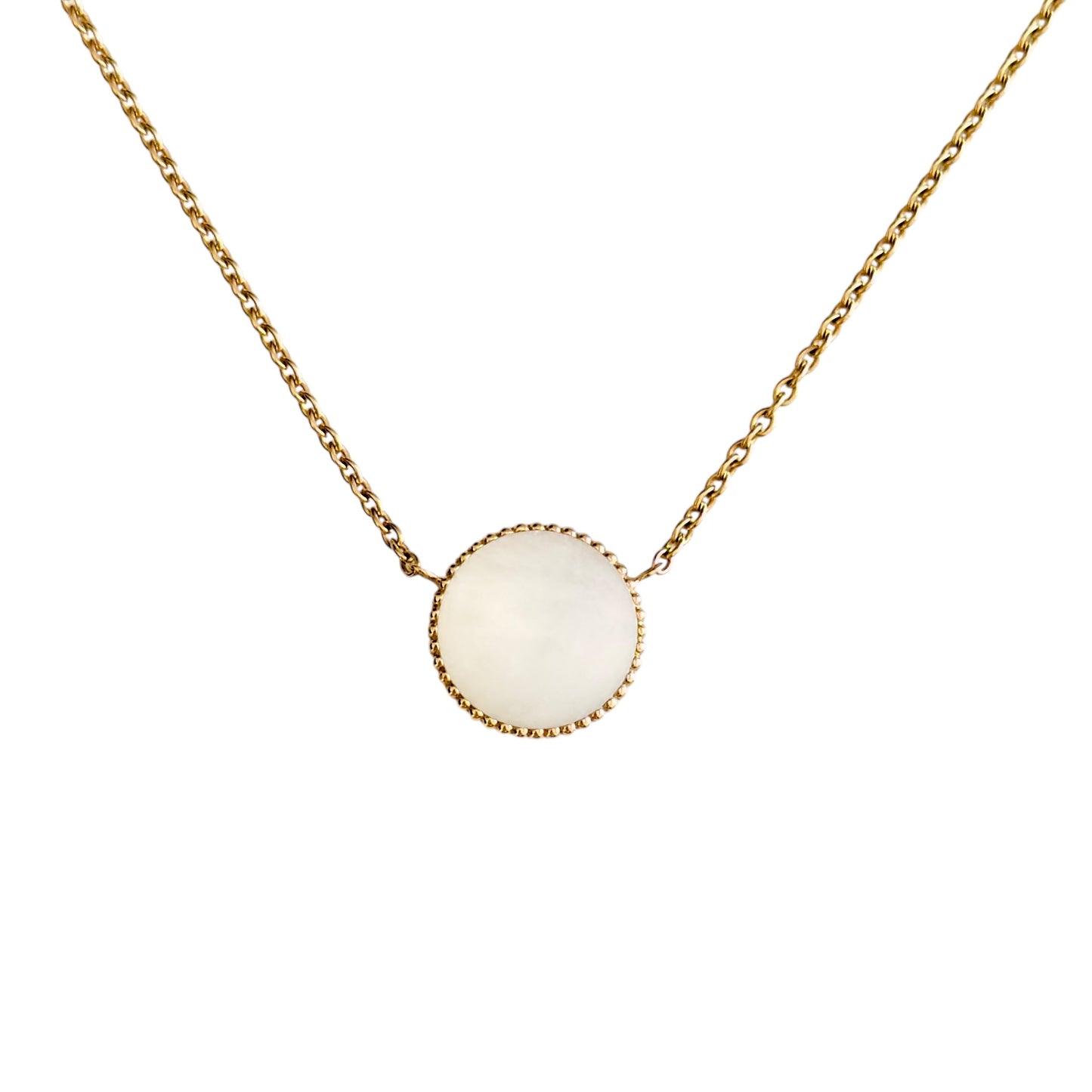 DIOR Rose des Vents 羅盤 六芒星 18K金 鑽石💎 貝母 頸鏈