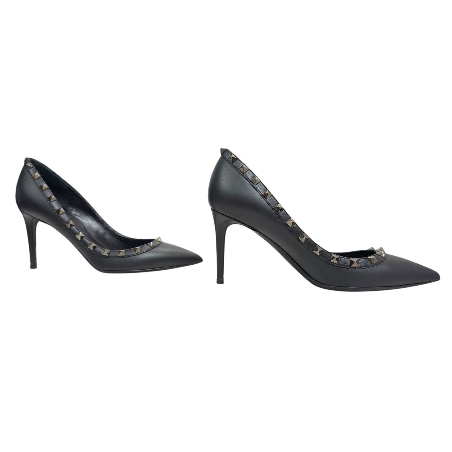 VALENTINO GARAVANI Noir Rockstud黑色 高跟鞋 85mm