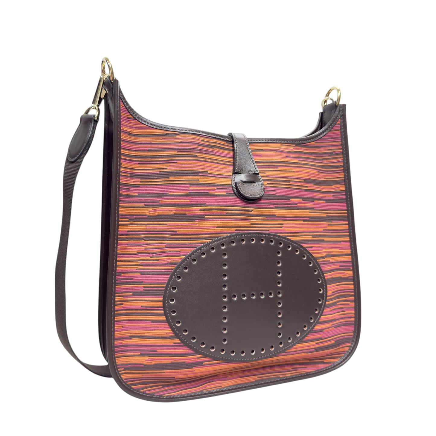 HERMES Evelyne 29 *極罕* 羊切皮 斜揹袋 框H刻