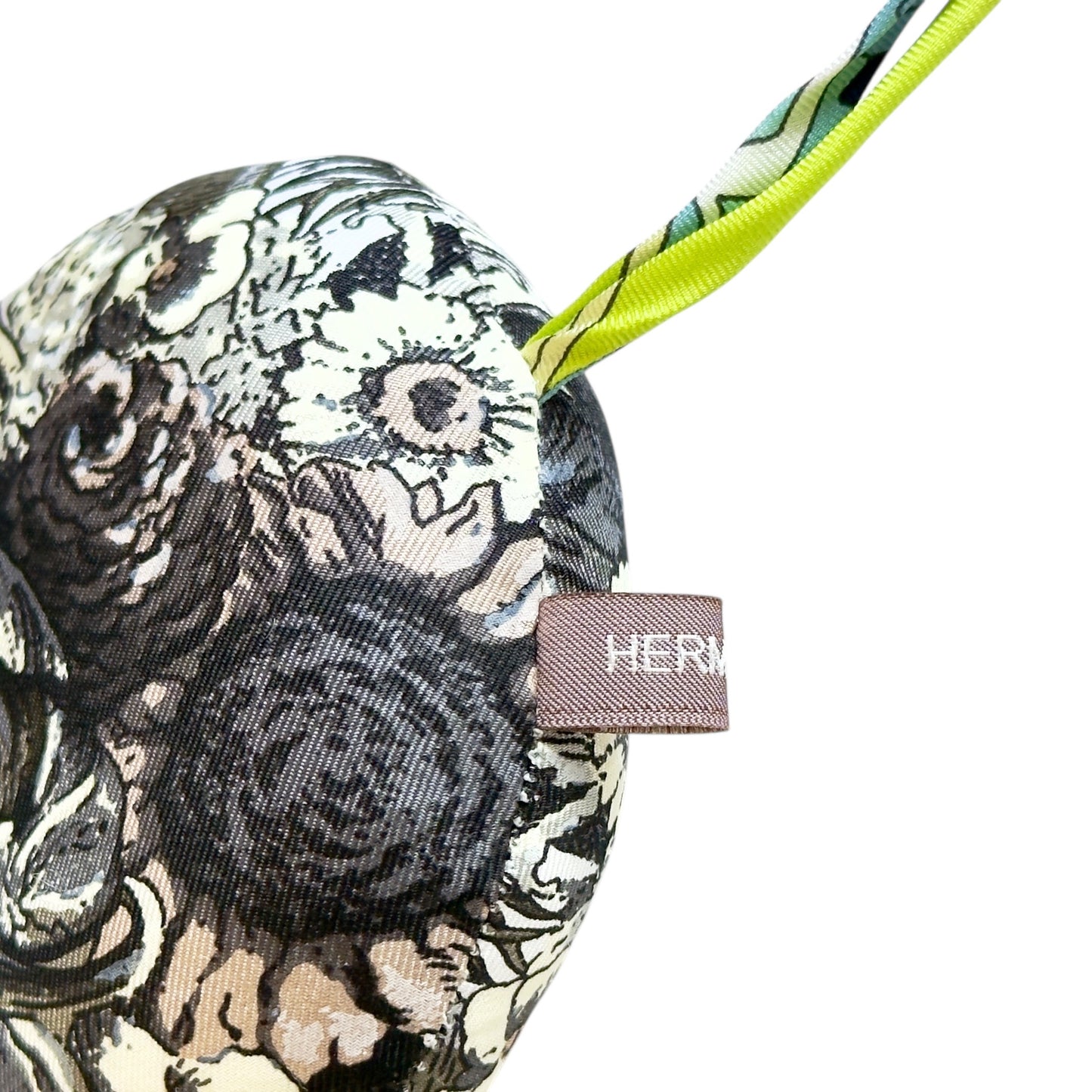 HERMES petit H 絲質 掛飾