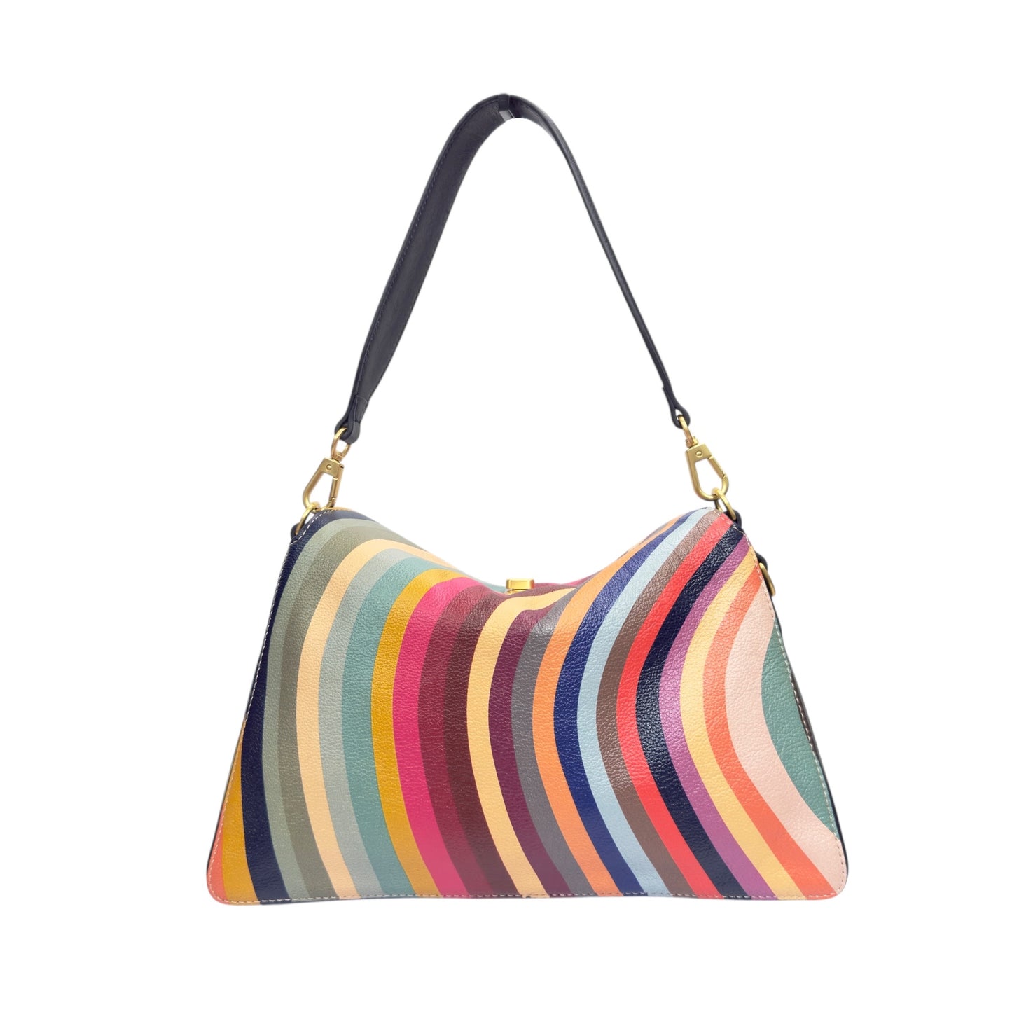 PAUL SMITH 經典彩色條紋 肩背包