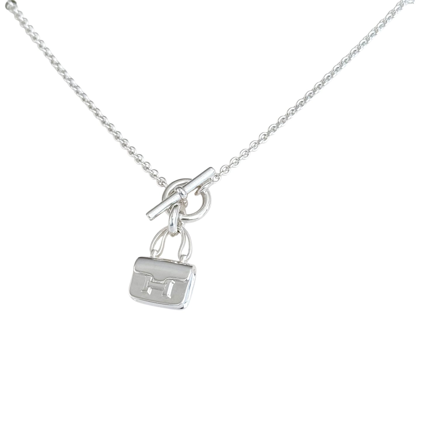 HERMES Amulettes Constance 純銀 頸鏈
