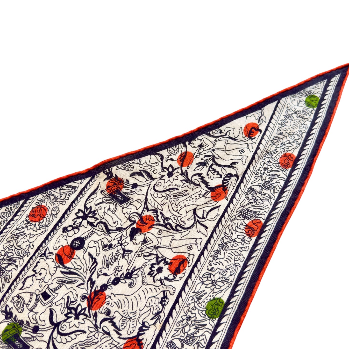 HERMES 羊絨 圍巾