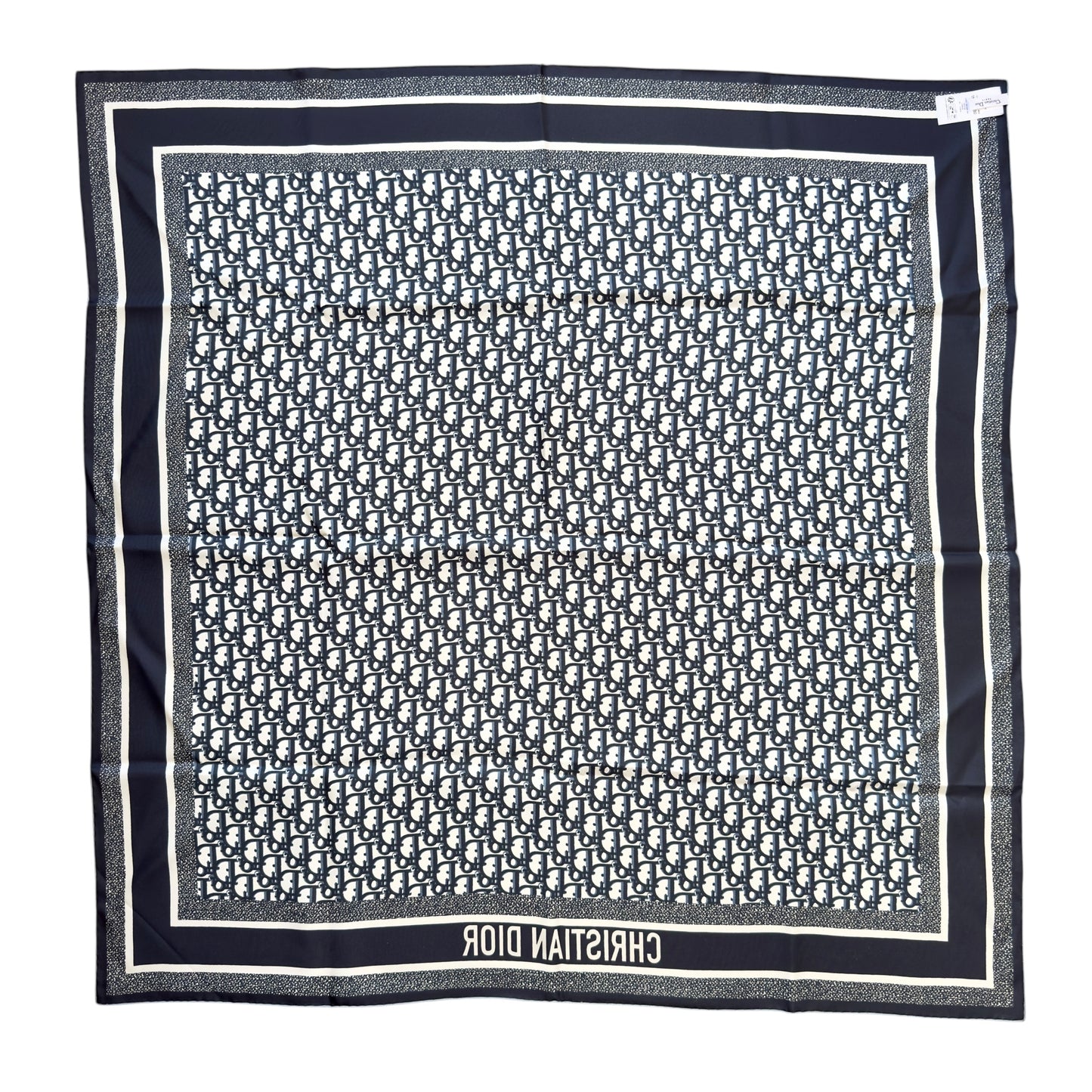 DIOR Oblique Diortwin 90 雙面 絲巾