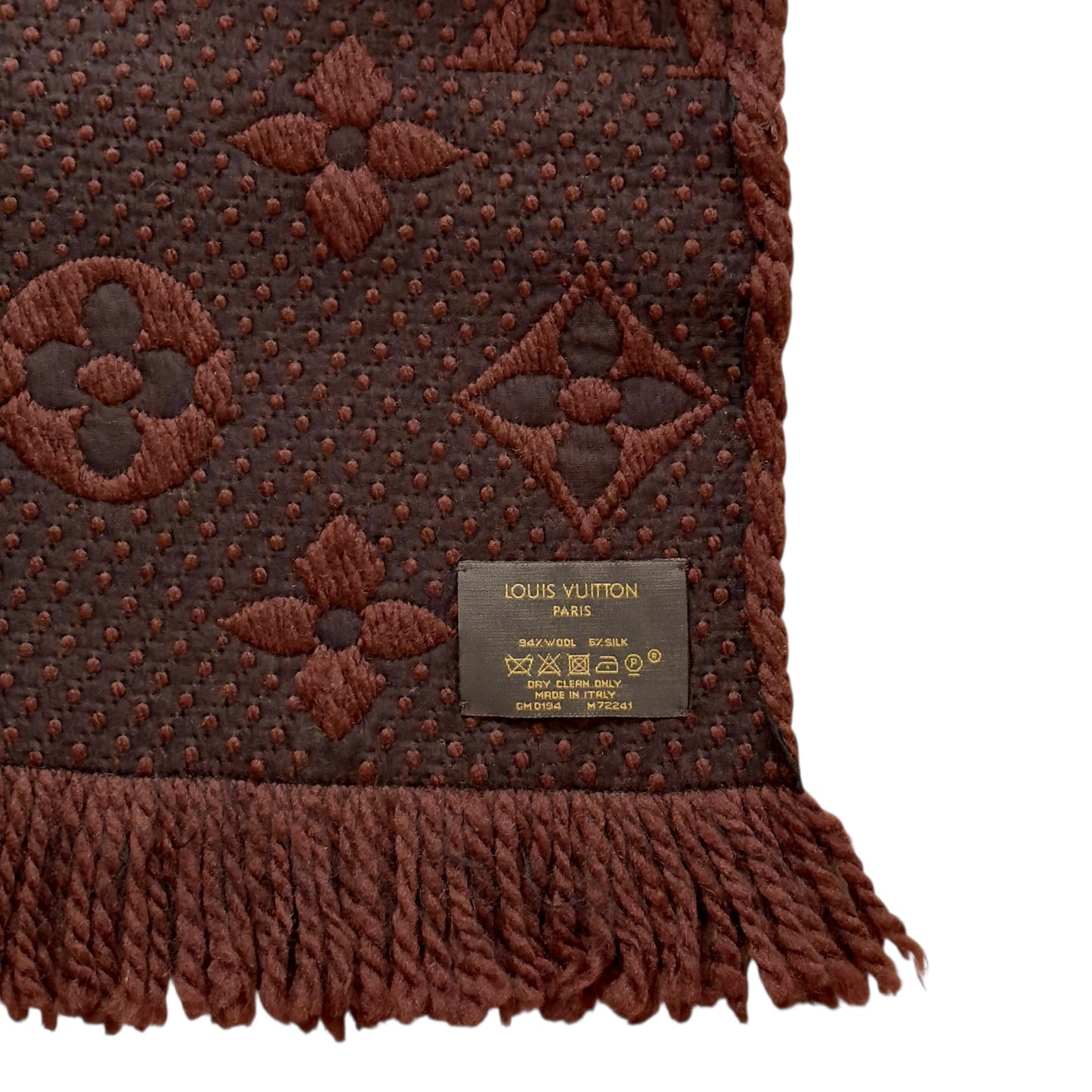 LOUIS VUITTON Logomania 老花 頸巾