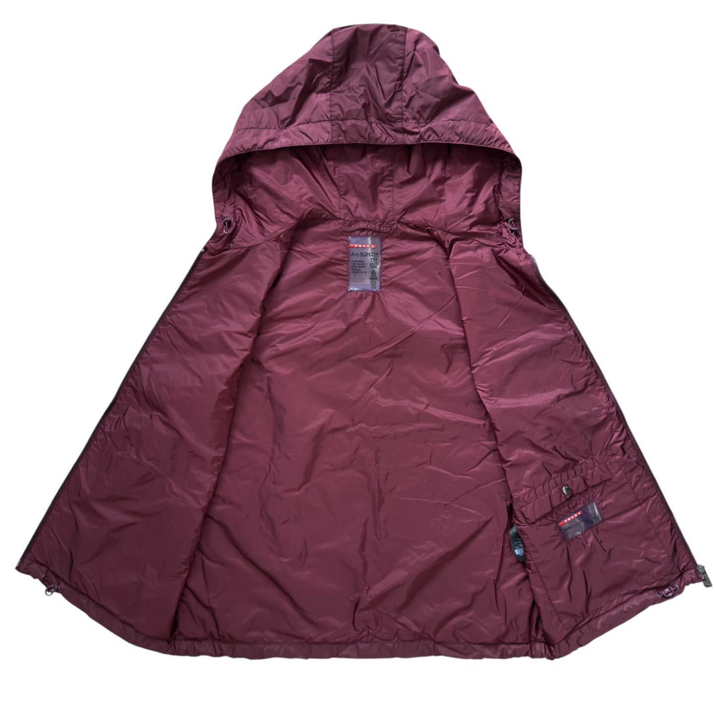 PRADA 三角標 背心 拉鏈外套