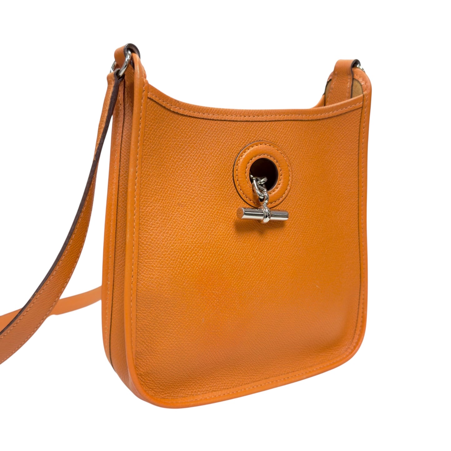 HERMES 中古 Vespa 斜揹袋 框H刻