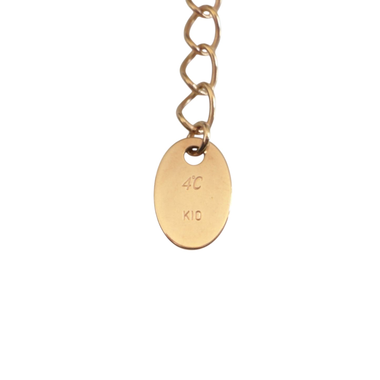 ４℃ 10K黃金 鑽石 愛心 項鏈