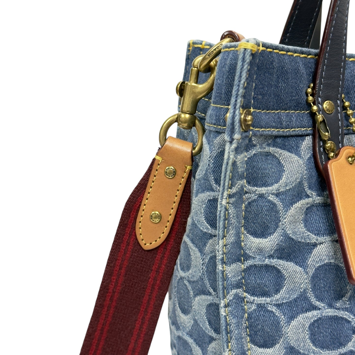 COACH 牛仔 2用袋