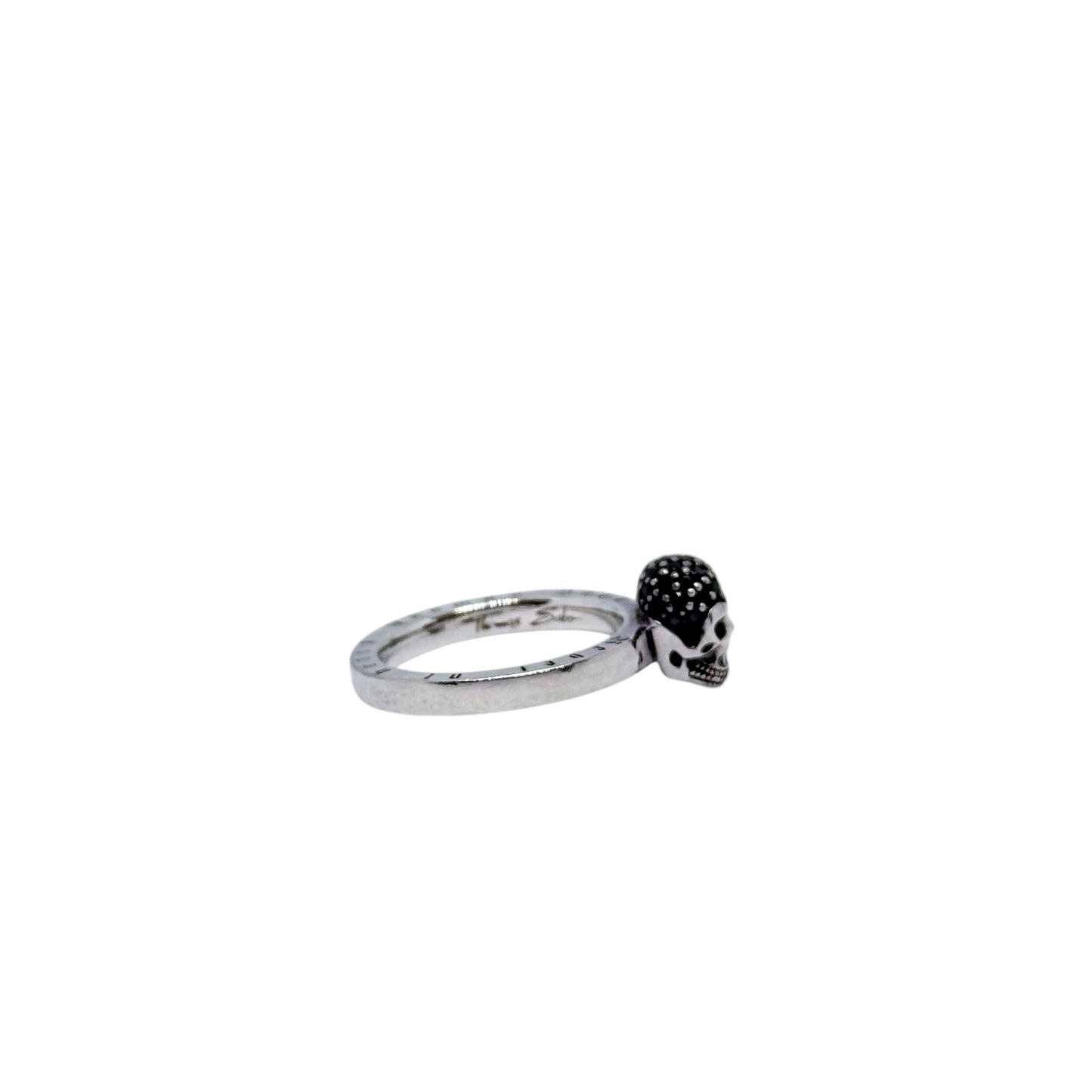 THOMAS SABO 黑水鑽 純銀 戒指