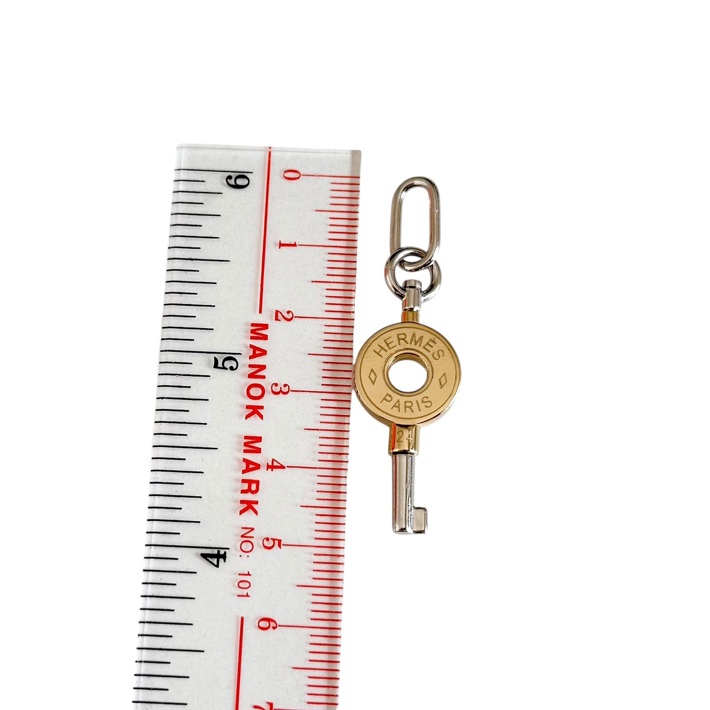 HERMES *送無品牌頸鏈* Curiosite Key Charm 鎖匙 吊咀