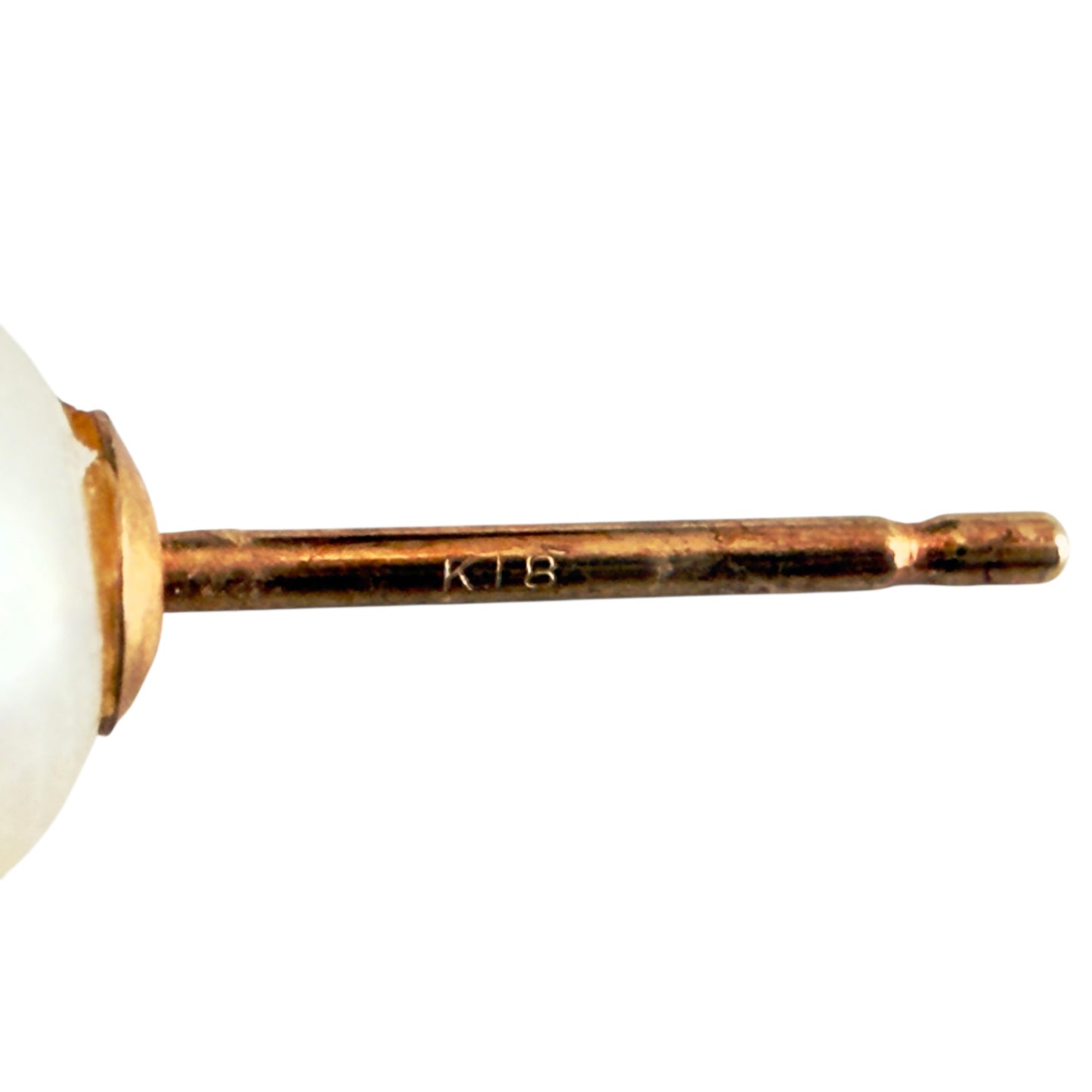 TASAKI 18K金 6.5MM 珍珠耳環