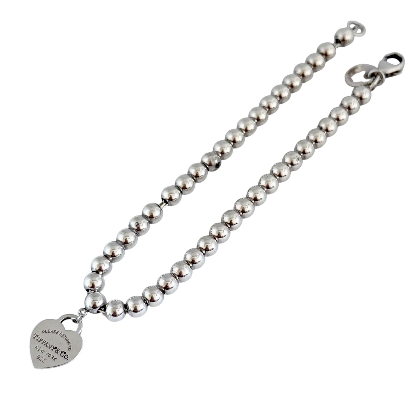 TIFFANY & CO. Return To Tiffany 純銀 愛心 手鏈