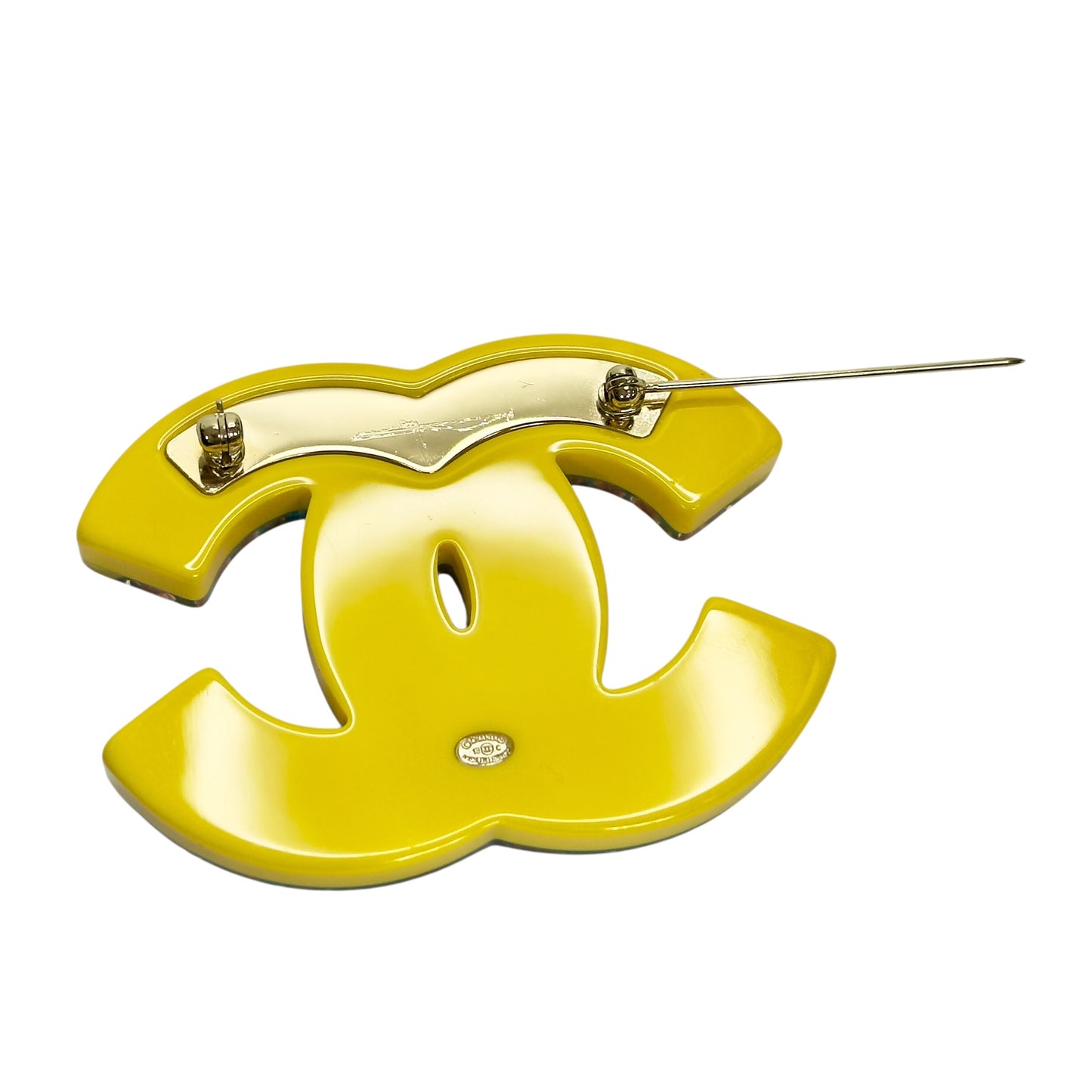 CHANEL CC 閃爍 胸針