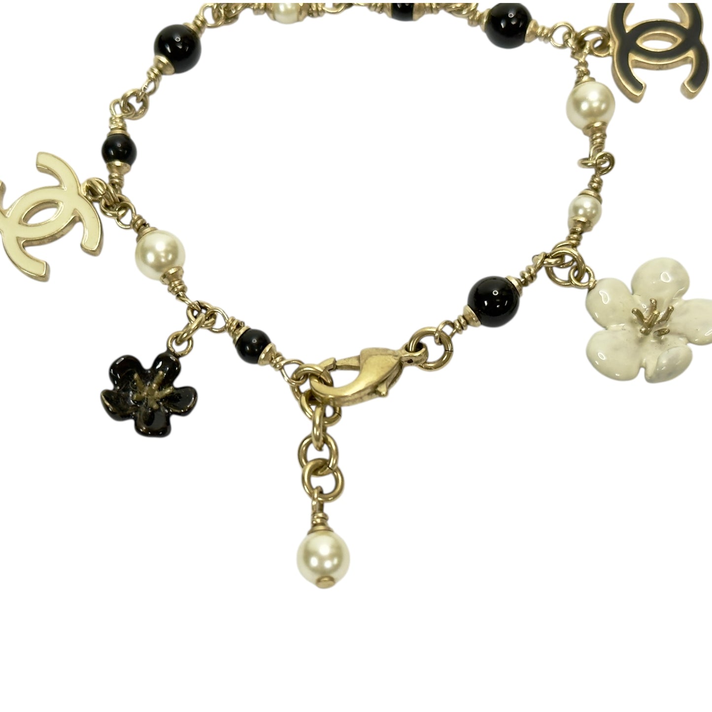 CHANEL CC 山茶花 掛飾 手鏈