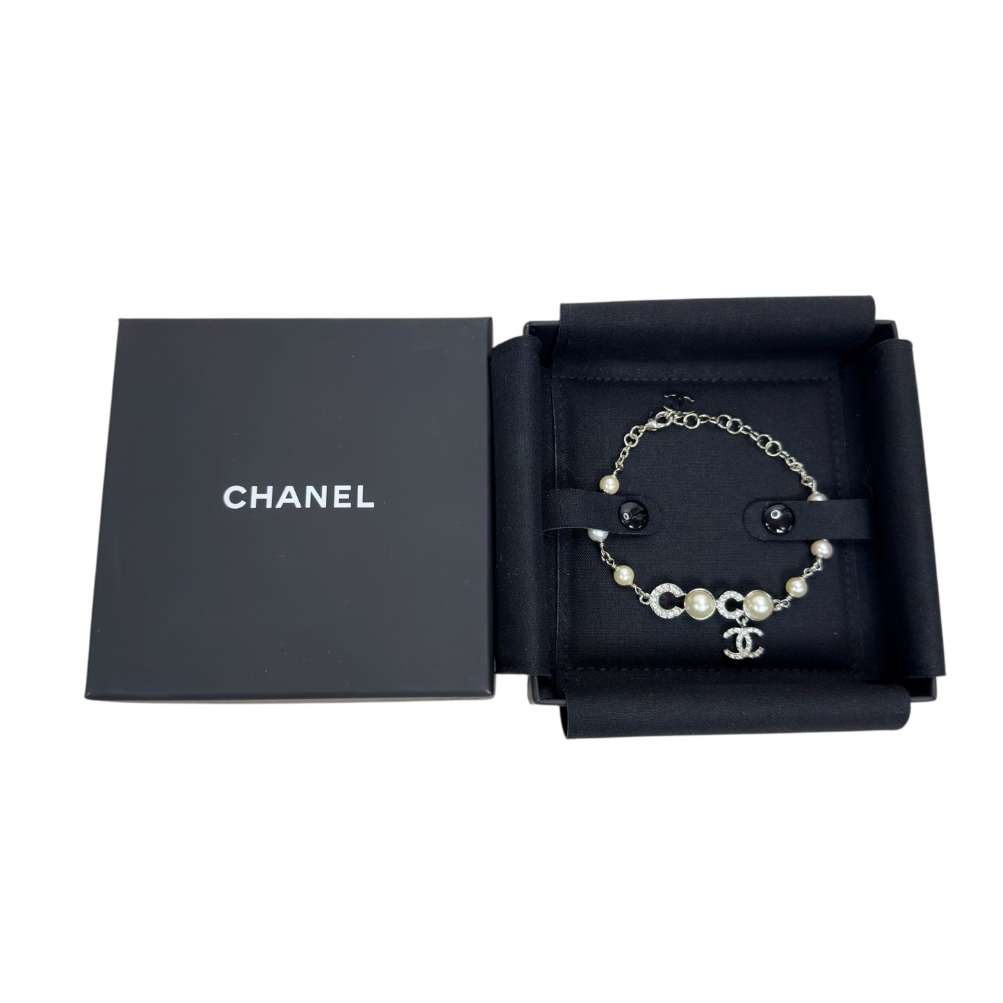 CHANEL 珠珠 水鑽 手鏈